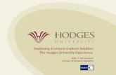 Deploying A Lecture Capture Solution The Hodges University Experience