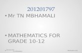 Financial mathematics for Grade: 10, 11 and 12