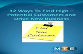 12 Ways To Find High Potential Customers