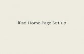 iPad Home Screen Set-up