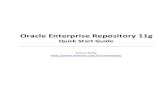 Oracle Enterprise Repository 11g - Quick Start Guide