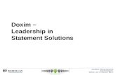 Doxim - Statement Marketing Solutions