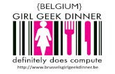 Antwerp Girl Geek Dinner