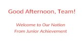 Junior achievement session 1