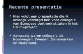 Ict In The Eteps Programme