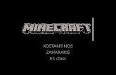Minecraftby K.Zaharakis/ 9th Primary school of Larissa