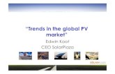 UKPVC 2010 Edwin koot - Global PV Trends