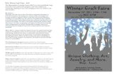 MLC's Winter Craft Faire 2011 - Catalogue of Wares