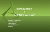 Introducción a ASP.NET Web API