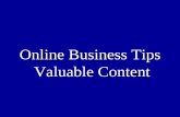 Online business tips