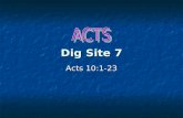 Acts Dig Site 7