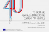 TV, Radio and New Media Broadcasting Community of Practice, Erwin Verbruggen, Netherlands Institute for Sound and Vision