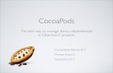 CocoaHeads Rennes #13 : CocoaPods