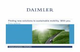 Daimler AG „Entry options“
