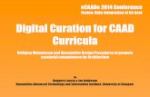 Digital Curation for CAAD Curricula