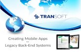 Creating Mobile Apps for Legacy Back-end Systems