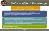 WOK. Web of Knowledge. Tutorial básico