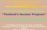 Nuclear Energy Prospective for Thailand (ppt 3.4MB)