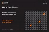 44CON 2013 - Hack the Gibson - Exploiting Supercomputers - John Fitzpatrick & Luke Jennings
