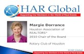 HAR Chair Margie Dorrance Presents to Rotary Club of Houston