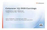 Q1 2009 Earning Report of Celanese Corp