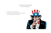 American  Government  Wk 6  Unit 2  Project    Amending The  Constitution