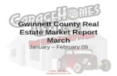 Gwinnett County Real Estate Market Report 3 09