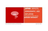 Japan - Deficits, Demography and Deflation