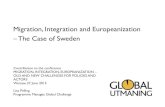 Lisa Pelling “Migration, Integration, Europeanization” – Final conference 27 June