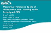 Measuring Transitions, Spells of Uninsurance, and Churning in the Redesigned CPS