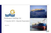 Goldenport Holdings -1st quarter 2014 Presentation