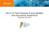 2013-14 Third Quarter Fiscal Update and Economic Statement