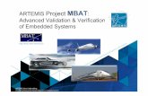 ARTEMIS Project MBAT: Advanced Validation & Verification of Embedded Systems af Brian Nielsen, CISS/AAU