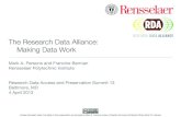 RDAP13 Mark Parsons: The Research Data Alliance: Making Data Work