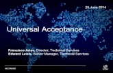 ICANN 50: Universal Acceptance
