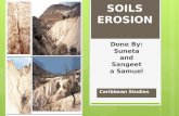 Soils erosion