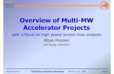 ESS-Bilbao Initiative Workshop. Overview of Multi-MW Accelerator Projects
