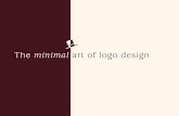 The minimal art of logo design