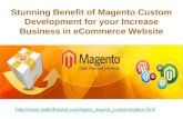 Stunning benefit of magento custom development