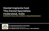 Dental Implants cost in India, Hydrabad