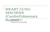 Heart lung machine also referred to as extracorporeal circulation...