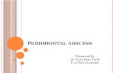 Periodontal abscess