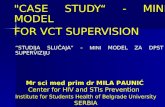 mila paunic -  case study mini model