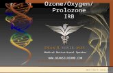Ozone,Oxygen, Prolozone IRB - by Dean Silver MD