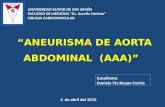 Aneurisma aorta abdominal