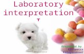 Laboratory Interpretation  K K