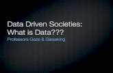 Bowdoin: Data Driven Socities 2014 - What is Data 01/22/14