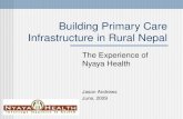 Building primary care infrastructure in rural Nepal