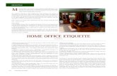 Home office etiquette affluent magazine