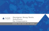 Designer Drugs Testing Solutions for Employers